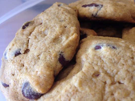 Olas & Chanclas | Pumpkin Chocolate Chip Cookies
