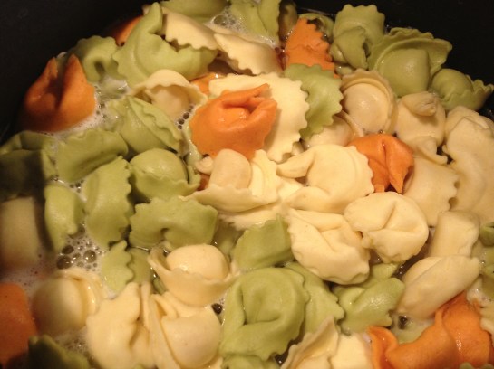 Olas & Chanclas | Roasted Marinated Mushrooms with Tortellini Pasta