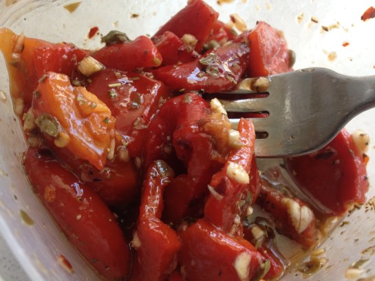 Olas & Chanclas | Marinated Roasted Peppers